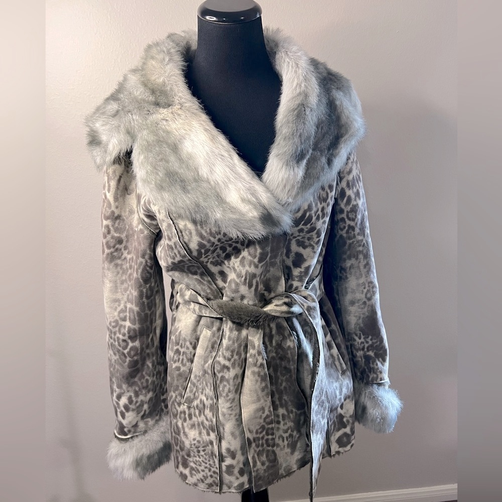 Bernardo Faux Fur coat